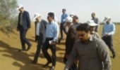Head of FRWO Visit Desertification Control plan in Khuzestan