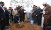 آغاز نهالکاری در استان قم با نام شهیدحاج قاسم سلیمانی