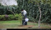 The Supreme Leader Planted Two Saplings on the Occasion of Arbor Day