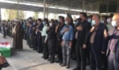 آیین وداع با چهارمين شهید مدافع طبیعت فيروزآباد برگزار شد