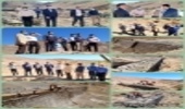 بازدید مدیر کل منابع طبیعی جنوب کرمان از طرح های آبخیزداری