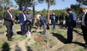 گزارش تصویری/مراسم کاشت درخت توسط مدیران و کارکنان حراست وزارت جهاد کشاورزی 