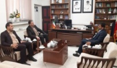 قزوین/دیدار مدیرکل منابع طبیعی و آبخیزداری استان با فرماندار قزوین