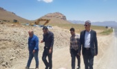 اصفهان/ بازدید فرماندار و رئیس اداره منابع طبیعی چادگان از کریدور شرق به غرب کشور