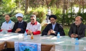 زنجان/ بازدید رئیس سازمان جوانان هلال احمر از نهالستان همیاران هلال احمر