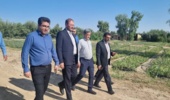 بازدید سرپرست سازمان منابع طبیعی و آبخیزداری کشور از نهالستان شهید بهرام نیا فسا