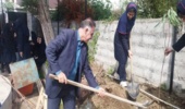 نوشهر / برگزاری پویش «درخت مهربانی» همزمان با آغاز سال تحصیلی در غرب مازندران
