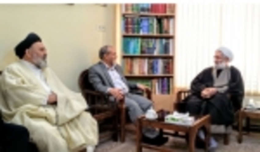 دیدار مهندس آقایی با آیت‌الله سعیدی و حجت‌الاسلام آشتیانی