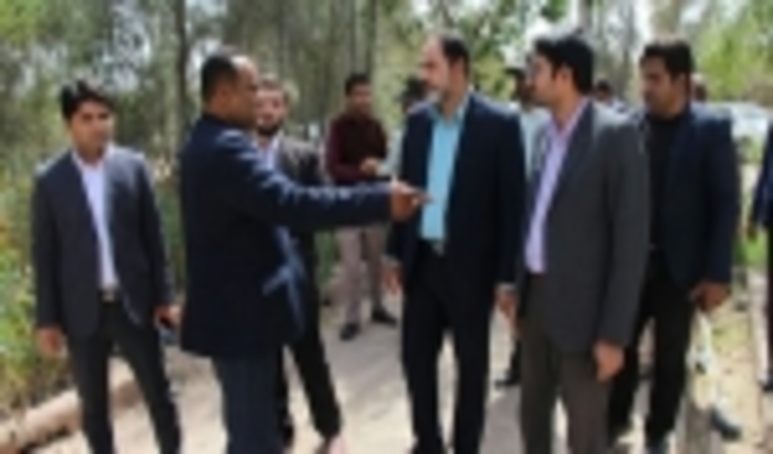 بهره برداری از پروژه آبخیزداری پخش سیلاب در رودبار جنوب از توابع کرمان