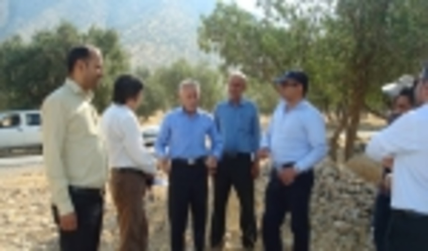 بازدید مدیران ارشد سازمان جنگل ها از پروژه های آبخیزداری شهرستان کازرون 