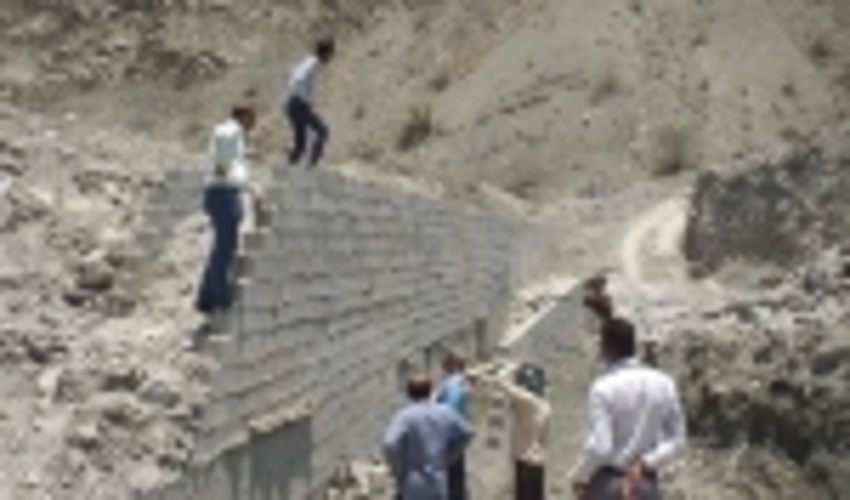 پیشرفت 65 درصدی عملیات اجرایی سد زیرزمینی گشیراز