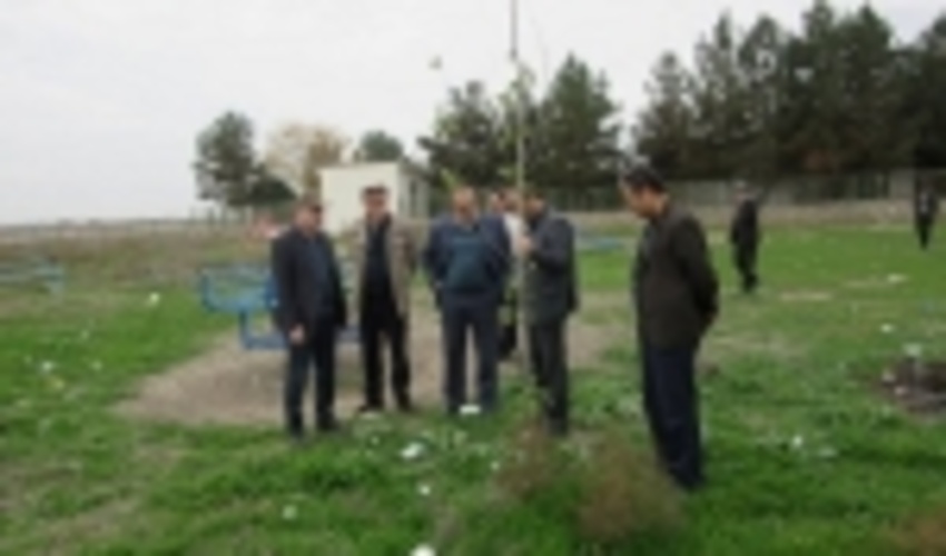  مدیران ستادی و استانی از پروژه های توسعه فضای سبز شهرستان آق قلا بازدید کردند
