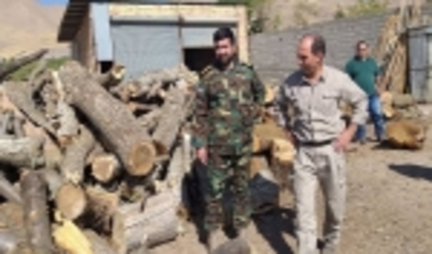 2 محموله چوب قاچاق در شاهین‌دژ توقیف شد