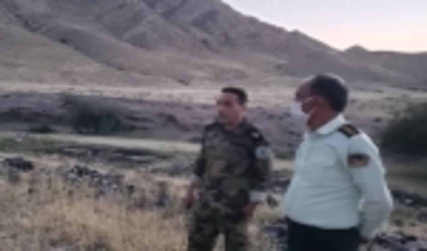 مهار حریق در اراضی ملی شهرستان لارستان