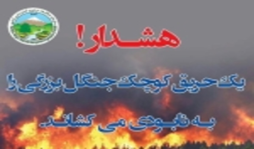 هشدار در مورد خطر حریق در مراتع و جنگلهای گلستان