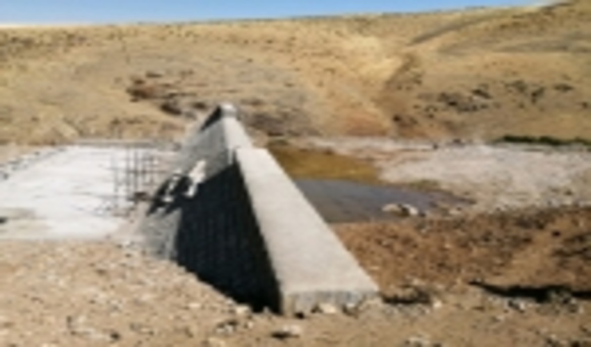 زنجان/ اتمام عملیات بند رسوبگیر روستای کوهزین