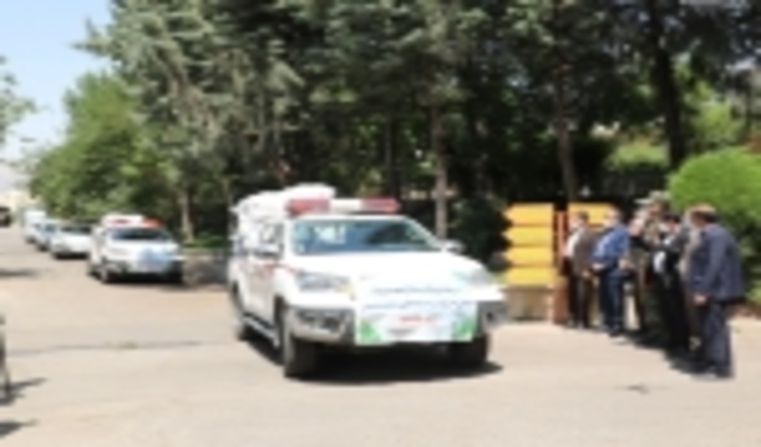 گزارش تصویری / دومین مرحله ارسال تجهیزات اطفای حریق برای نجات جنگل های زاگرس در سال جاری