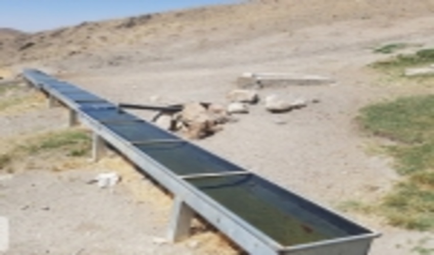 ۱۹۰ دستگاه آبشخور فلزی در مراتع کردستان نصب می‌شود