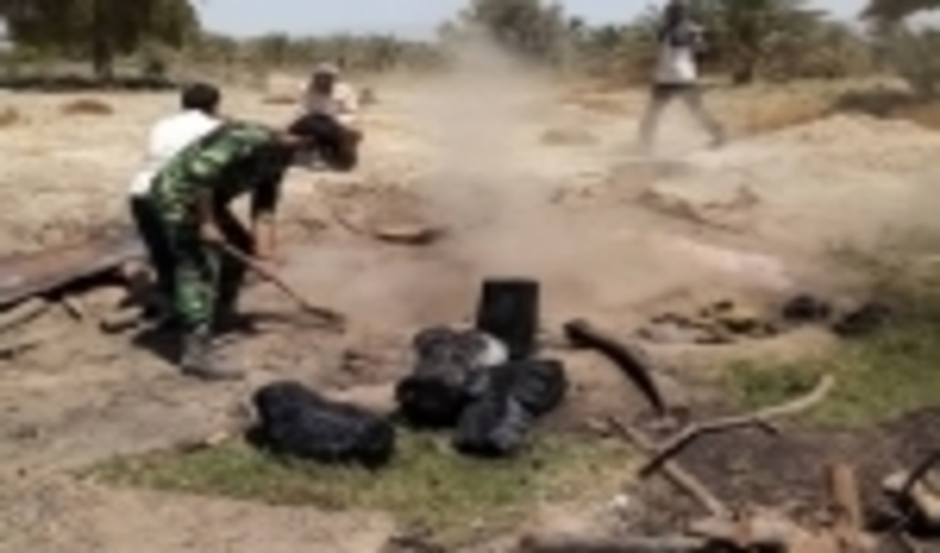 توقف عملیات تصرف اراضی ملی در منطقه پاقلاتان شهرستان بندرعباس