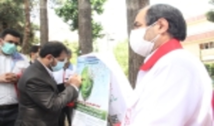مراسم رونمایی از طرح کاروان نیکوکاری جمعیت جوانان هلال احمر با رویکرد احیای منابع طبیعی 