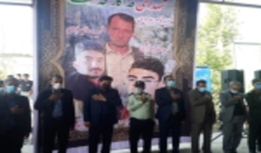 مراسم تشییع شهدای فداکار آتش سوزی ارتفاعات جنگلی هایقر شهرستان فیروزآباد برگزار شد