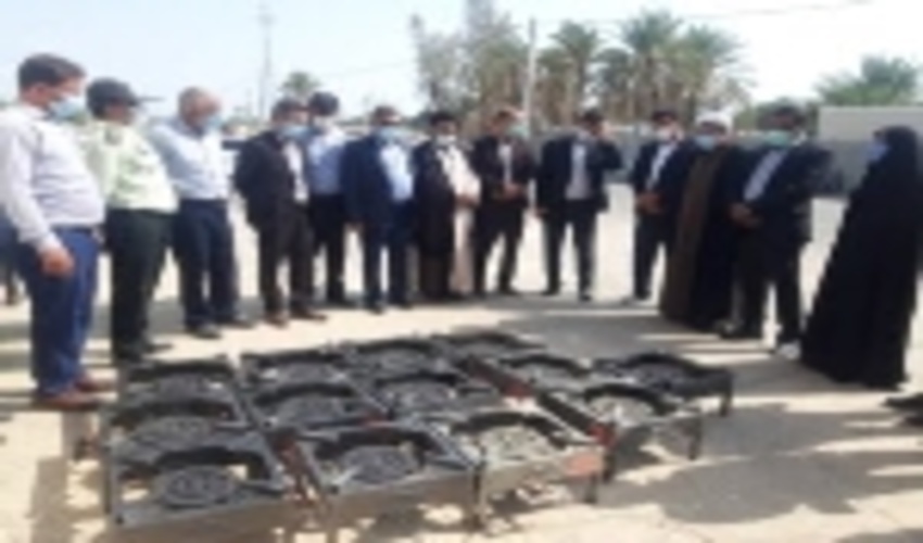 توزیع وسایل گازسوز خانگی در بین ۱۱۵٠ خانوار از روستاییان، عشایر و مرتعداران جنوب کرمان
