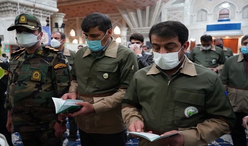 تجدید میثاق کارکنان منابع طبیعی با آرمان‌های امام خمینی