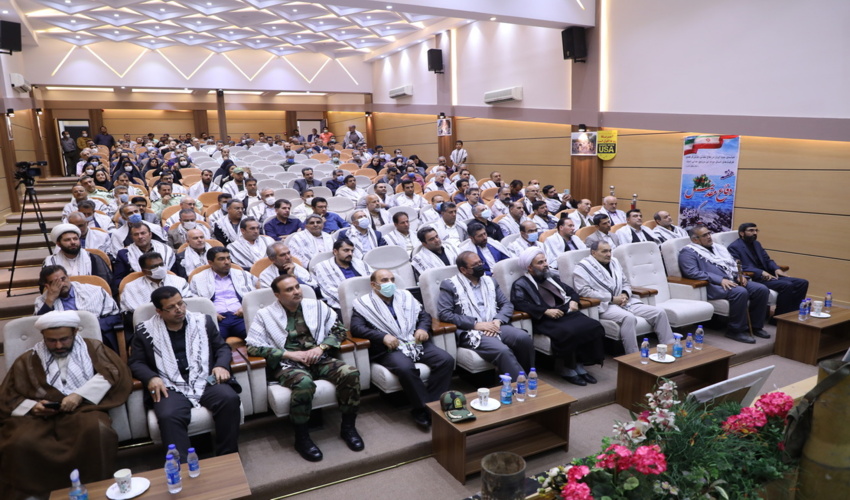 گزارش تصویری/مراسم گرامیداشت هفته دفاع مقدس برگزار شد 