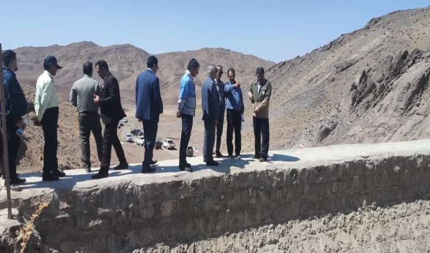 افتتاح 5 بند سنگی و ملاتی در حوزه آبخیز شهری کرمان با حضور سرپرست سازمان منابع طبیعی