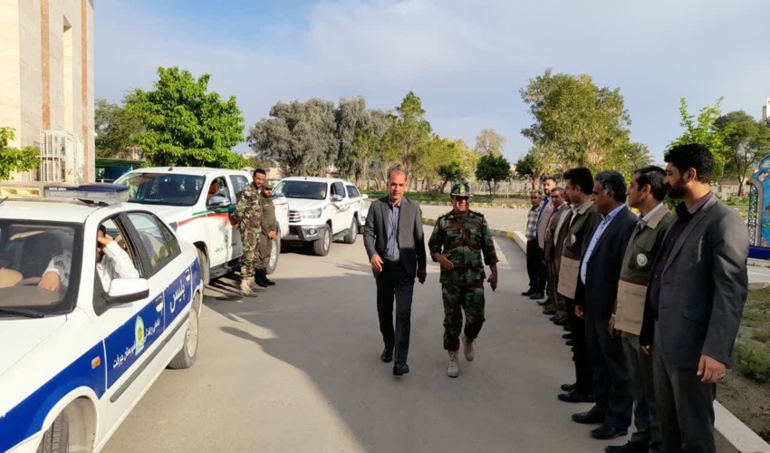 مانور خودرویی به مناسبت هفته منابع طبیعی در جنوب کرمان برگزار شد