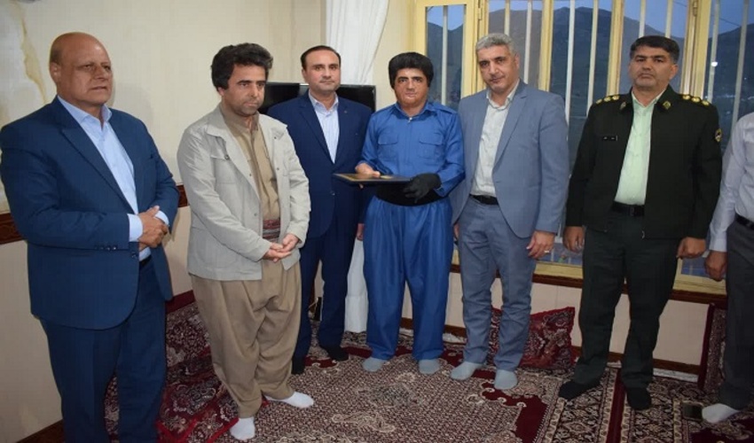 دیدار فرمانده یگان حفاظت منابع طبیعی کشور با جان‌نثاران منابع طبیعی در پاوه