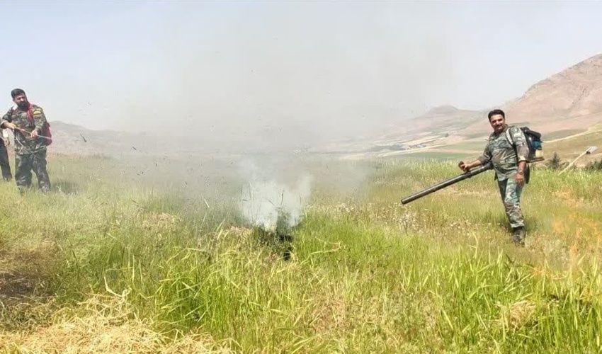 ایجاد ۱۵۰۰ کیلومتر آتش‌بُر در سطح مراتع و جنگل‌های کرمانشاه