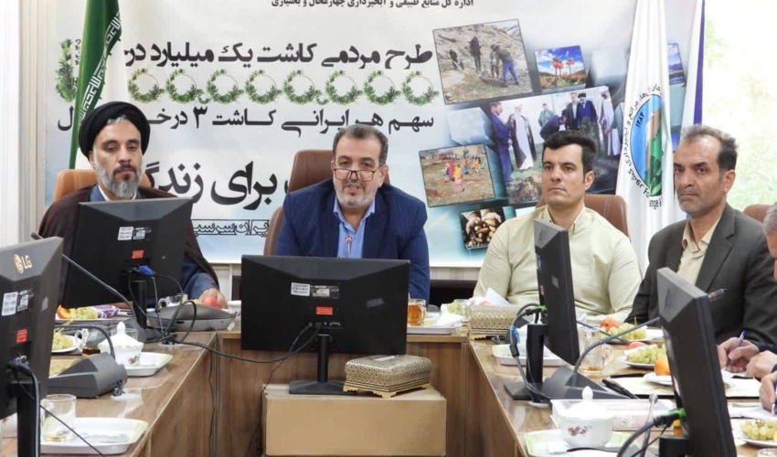 ۱۰ میلیون اصله درخت در چهارمحال و بختیاری کاشته می‌شود