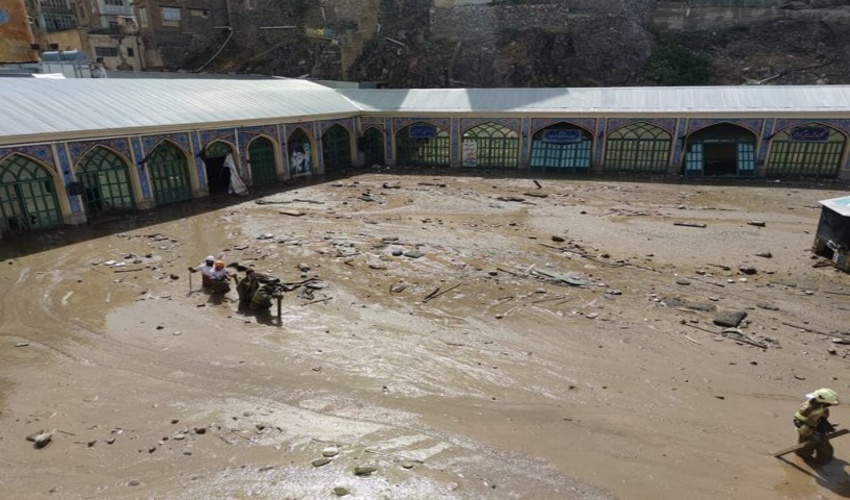 تهران/ انجام عملیات آبخیزداری در امامزاده داوود