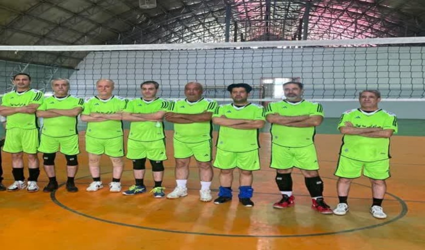 کسب مقام قهرمانی والیبال ستاد سازمان منابع طبیعی 