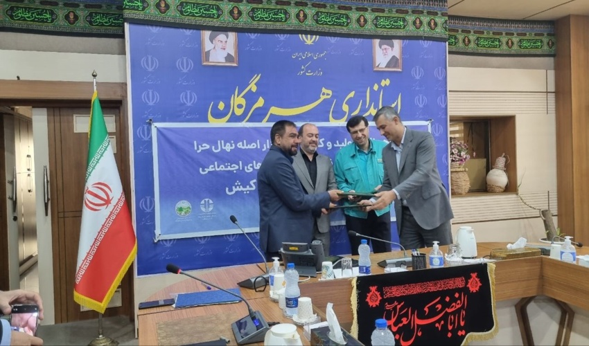 هرمزگان/ انعقاد تفاهم نامه تولید و کشت ۱۰۰ هزار اصله نهال حرا 