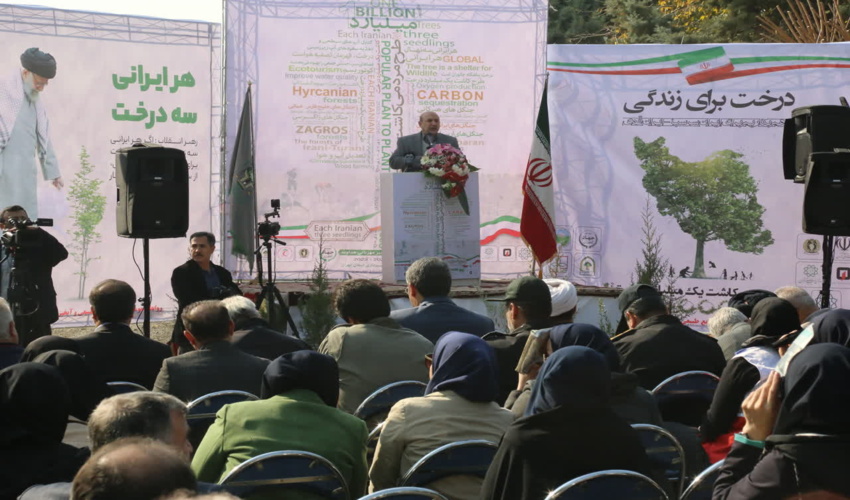 نهضت کاشت یک میلیارد نهال؛ نقطه عطفی در تاریخ انقلاب است/ آمادگی سازمان تات در اجرای طرح درختکاری