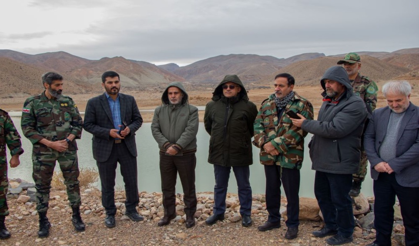 سدخاکی چهرآباد چاه‌های خشک را سیراب کرده است