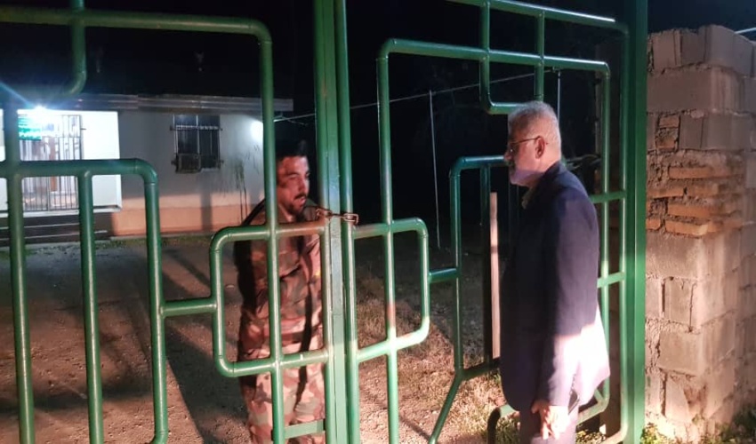 گزارش تصویری/بازدید شبانه دکتر نوبخت از ایست و بازرسی حوزه استحفاظی اداره کل منابع طبیعی مازندران (ساری)  