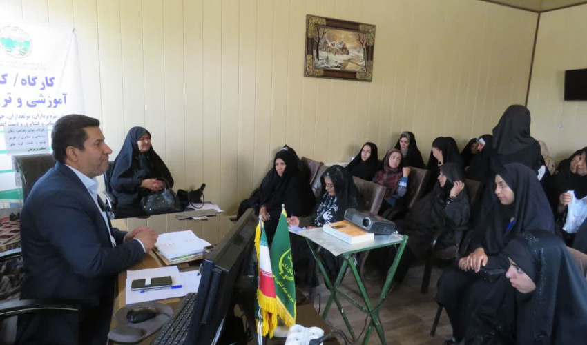 کرمان/ کارگاه توان‌افزایی زنان روستایی و عشایری در راین برگزار شد