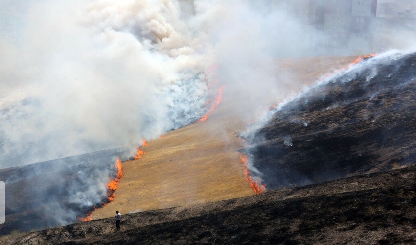 حریق مراتع هاور مانه و سملقان خراسان شمالی خاموش شد
