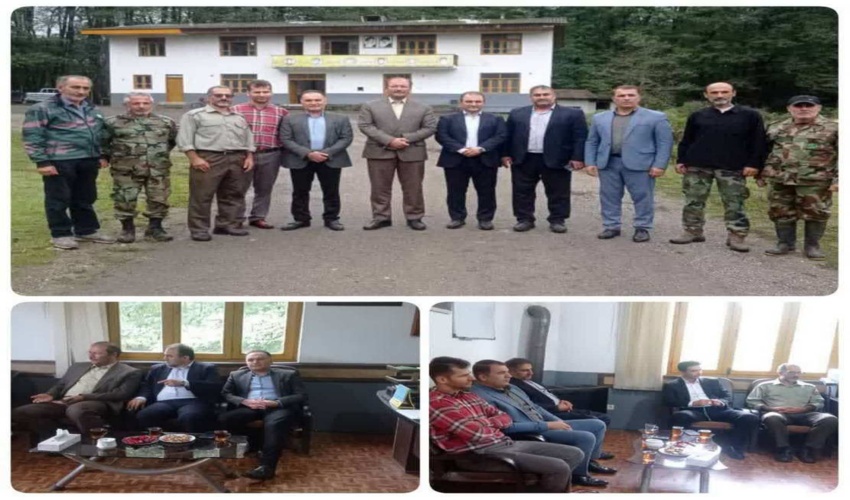 بازدید میدانی سرپرست سازمان منابع طبیعی از نظارت طرح «لیره سر » و «لساکوتی» شهرستان تنکابن
