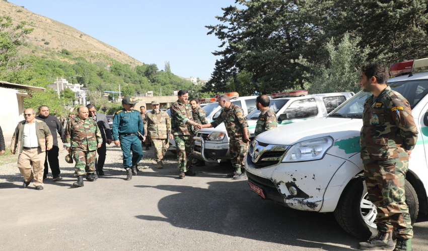 گزارش تصویری/ دیدار صمیمانه رئیس سازمان منابع طبیعی با جنگلبانان و افتتاح پاسگاه حفاظتی شمیرانات