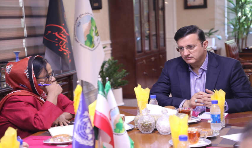دیدار رییس سازمان منابع طبیعی کشور با سرپرست دفتر برنامه توسعه سازمان ملل متحد
